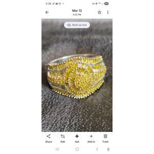 925 Cocktail Ring Size 7